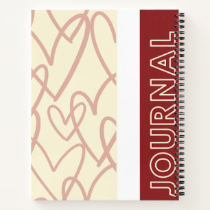 Heartflow Journal – Romantisches minimalistisches Notizblock