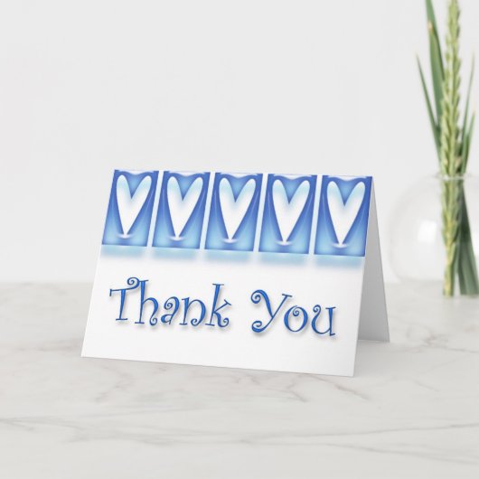 HeartFrames Thank You Card Dankeskarte (Vorderseite)