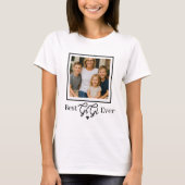 Heartful Best GiGi Ever Grandma Appreciation Photo T-Shirt (Vorderseite)