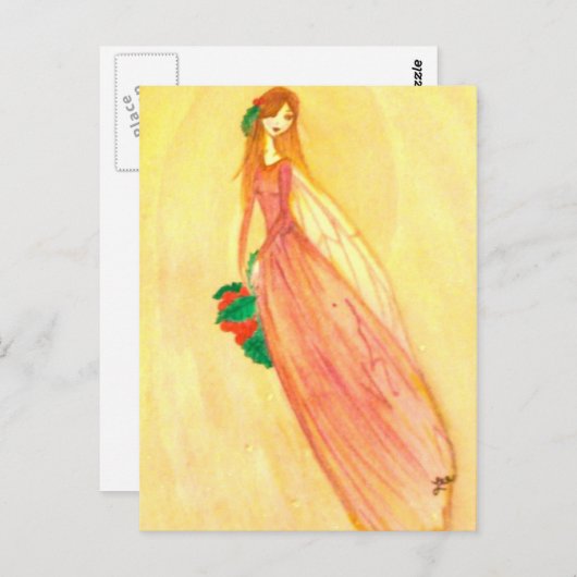 Hearth Fairy Postkarte (Vorne/Hinten)