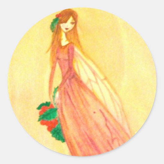 Hearth Fairy Round Stickers (Vorderseite)