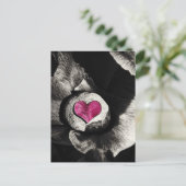 Hearth of Stone & Peony Blume Postkarte (Stehend Vorderseite)