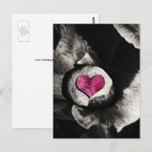 Hearth of Stone & Peony Blume Postkarte (Vorne/Hinten)