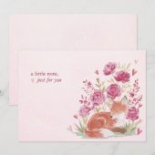 Hearthlight Notes A Little Love Romantic Winter Mitteilungskarte (Vorne/Hinten)