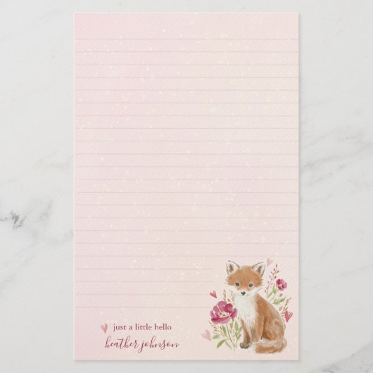 Hearthlight Notes Eine Kleine Liebe Romantischer W Briefpapier (Vorderseite)