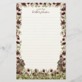 Hearthlight Notes Frühling Sanfte Wiese Wildblume Briefpapier (Vorderseite)
