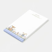 Hearthlight Notes Frühling Weiche Wiesen Gingham Post-it Klebezettel (angewinkelt)