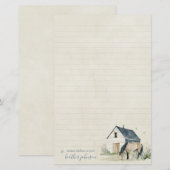 Hearthlight Notes Meadow & Mane Notes Briefpapier (Vorne/Hinten)