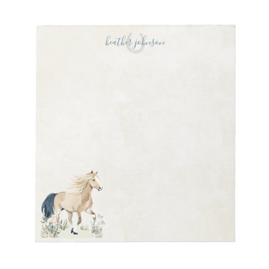 Hearthlight Notes Meadow & Mane Notes Notizblock (Vorderseite)