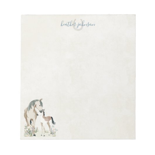 Hearthlight Notes Meadow & Mane Notes Notizblock (Vorderseite)