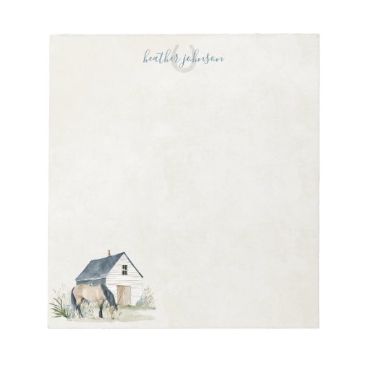 Hearthlight Notes Meadow & Mane Notes Notizblock (Vorderseite)