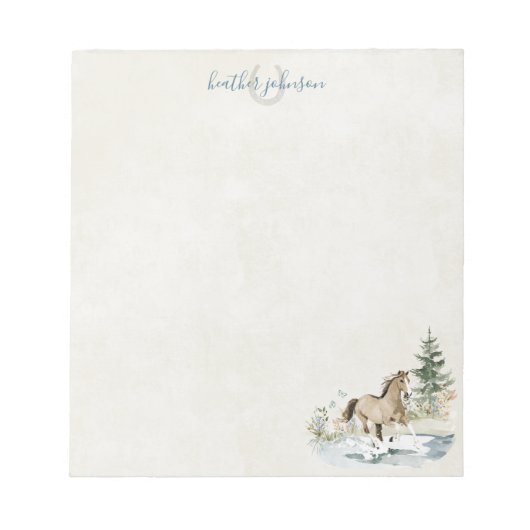 Hearthlight Notes Meadow & Mane Notes Notizblock (Vorderseite)