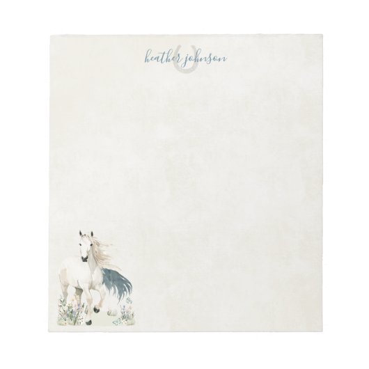 Hearthlight Notes Meadow & Mane Notes Notizblock (Vorderseite)