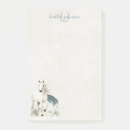 Hearthlight Notes Meadow & Mane Notes Post-it Klebezettel (Vorderseite)
