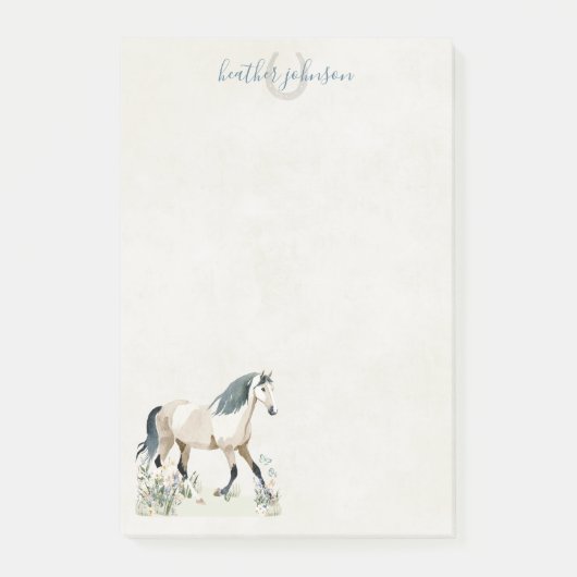 Hearthlight Notes Meadow & Mane Notes Post-it Klebezettel (Vorderseite)