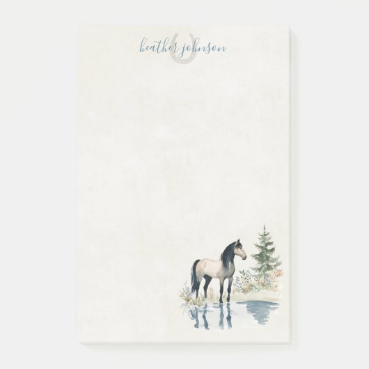 Hearthlight Notes Meadow & Mane Notes Post-it Klebezettel (Vorderseite)