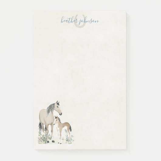 Hearthlight Notes Meadow & Mane Notes Post-it Klebezettel (Vorderseite)