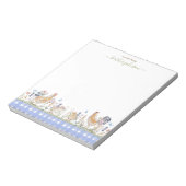 Hearthlight Notes Spring Soft Meadow Gingham Notizblock (Rotiert)