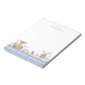 Hearthlight Notes Spring Soft Meadow Gingham Notizblock (Rotiert)