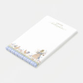 Hearthlight Notes Spring Soft Meadow Gingham Post-it Klebezettel (angewinkelt)