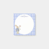 Hearthlight Notes Spring Soft Meadow Gingham Post-it Klebezettel (Vorderseite)