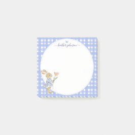 Hearthlight Notes Spring Soft Meadow Gingham Post-it Klebezettel