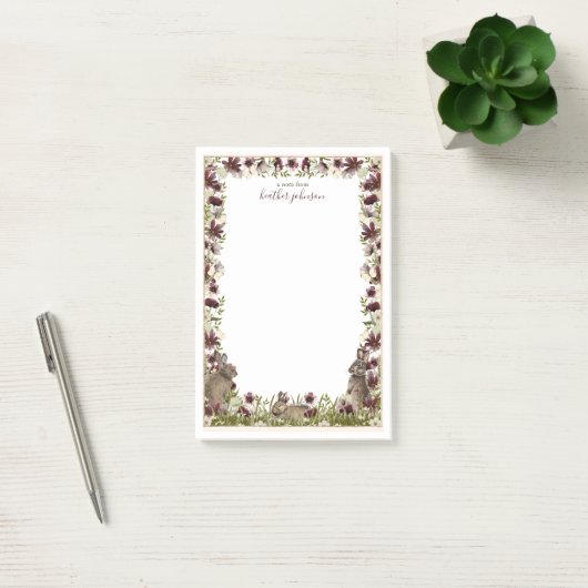 Hearthlight Notes Spring Soft Meadow Wildflower Post-it Klebezettel (Büro)