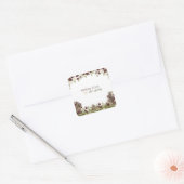 Hearthlight Notes Spring Soft Meadow Wildflower Quadratischer Aufkleber (Umschlag)
