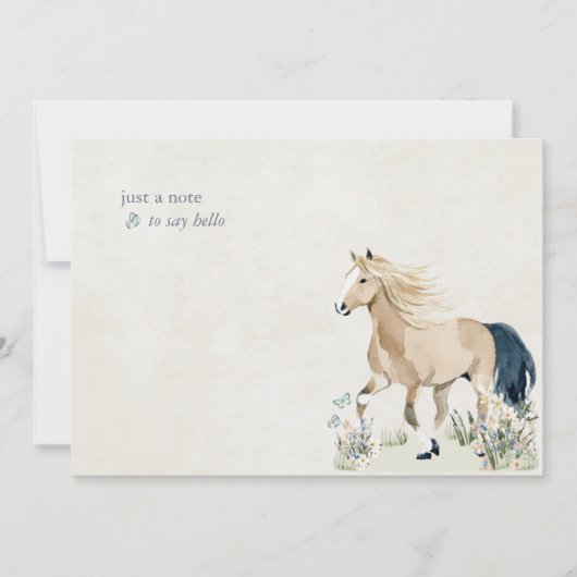 Hearthlight Notes Wiese & Mane Notes Mitteilungskarte (Vorderseite)