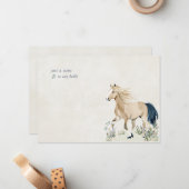 Hearthlight Notes Wiese & Mane Notes Mitteilungskarte (Vorderseite/Rückseite Beispiel)