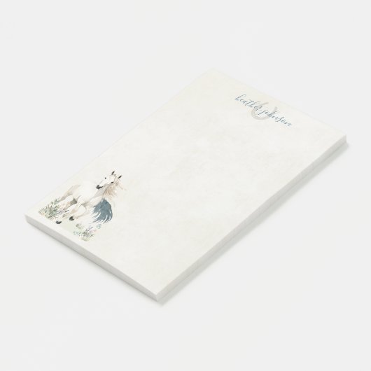 Hearthlight Notes Wiese & Mane Notes Post-it Klebezettel (angewinkelt)