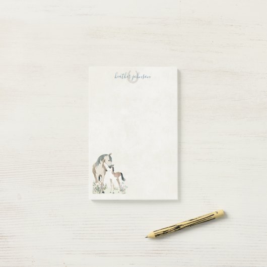 Hearthlight Notes Wiese & Mane Notes Post-it Klebezettel (Auf Schreibtisch)