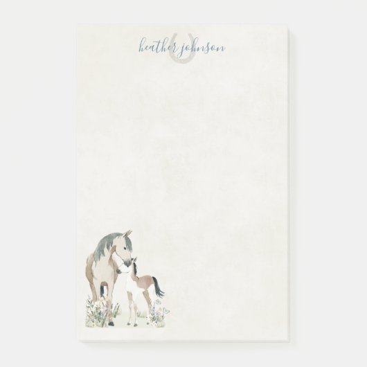Hearthlight Notes Wiese & Mane Notes Post-it Klebezettel (Vorderseite)