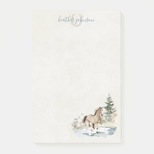 Hearthlight Notes Wiese & Mane Notes Post-it Klebezettel (Vorderseite)