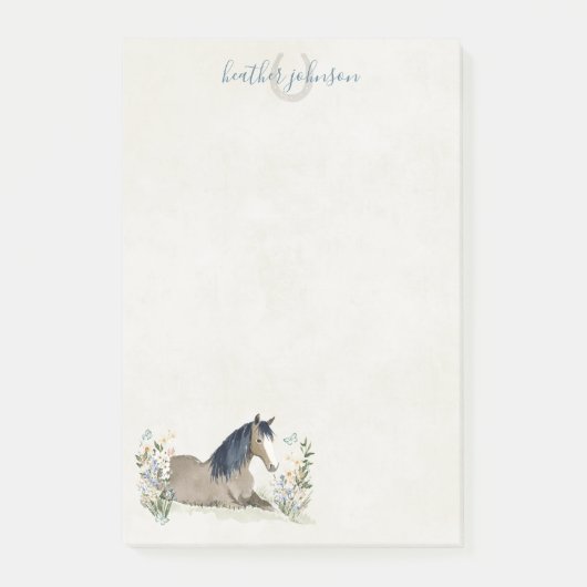 Hearthlight Notes Wiese & Mane Notes Post-it Klebezettel (Vorderseite)