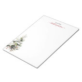 Hearthlight Notes Winter Cozy Dog Personalized Notizblock (angewinkelt)