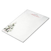 Hearthlight Notes Winter Cozy Dog Personalized Notizblock (angewinkelt)