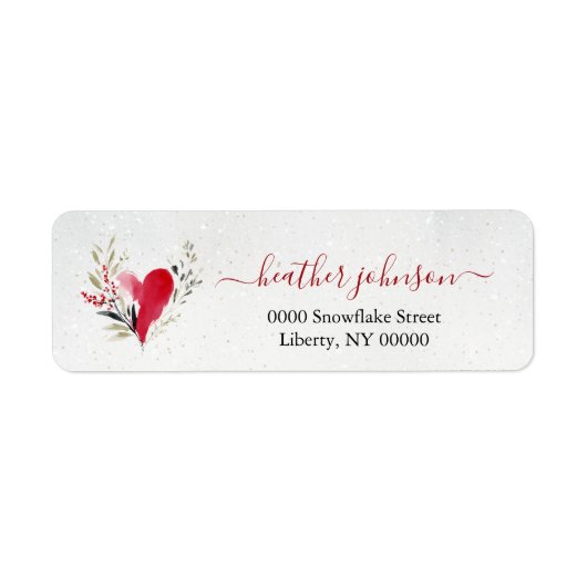 Hearthlight Notes Winter Cozy Heart Personalized (Vorne)