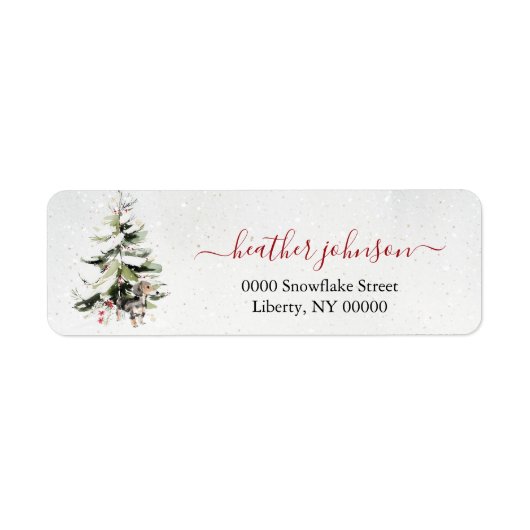 Hearthlight Notes Winter Cozy Hund Personalisiert (Vorne)