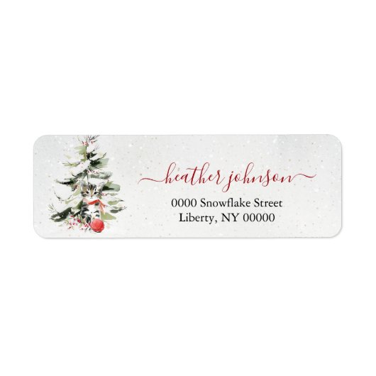 Hearthlight Notes Winter Cozy Kitten Personalisier (Vorne)