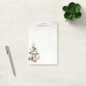 Hearthlight Notes Winter Cozy Kitten Personalisier Post-it Klebezettel (Büro)