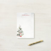 Hearthlight Notes Winter Cozy Kitten Personalisier Post-it Klebezettel (Auf Schreibtisch)