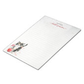 Hearthlight Notes Winter Cozy Kitten Personalized Notizblock (angewinkelt)