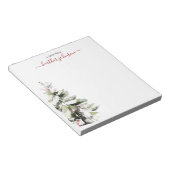 Hearthlight Notes Winter Cozy Kitten Personalized Notizblock (angewinkelt)