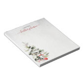 Hearthlight Notes Winter Cozy Kitten Personalized Notizblock (angewinkelt)