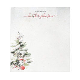 Hearthlight Notes Winter Cozy Kitten Personalized Notizblock