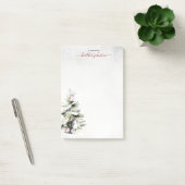 Hearthlight Notes Winter Cozy Kitten Personalized Post-it Klebezettel (Büro)