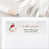 Hearthlight Notes Winter Robin Bird Personalized (Insitu)