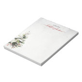 Hearthlight-Notizen Winter Cozy Hund Personalisier Notizblock (Rotiert)
