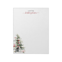 Hearthlight-Notizen Winter Cozy Hund Personalisier Notizblock